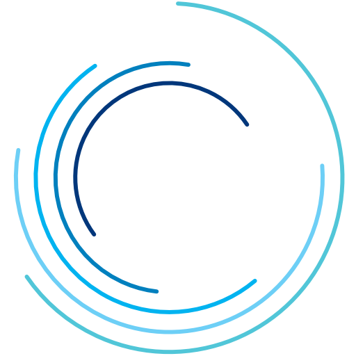 Aeroguard 360 PRO & Premium A minimalist design featuring several overlapping blue curved lines forming an abstract circular pattern, inspired by the Aeroguard 360 PRO & Premium air purifier by Lux. The lines vary in thickness and shade of blue on a light background.